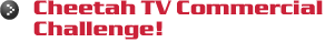 Cheetah TV Commercial Challenge